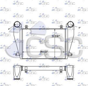 Freightliner Charge Air Cooler 613CA105