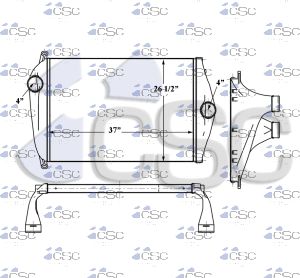 Freightliner Charge Air Cooler 613CA107EH