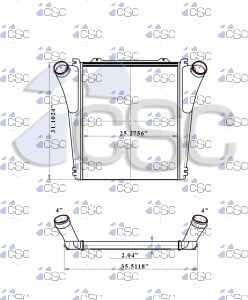 Freightliner Charge Air Cooler 613CA109