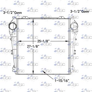 Freightliner / Sterling Charge Air Cooler 613CA109B
