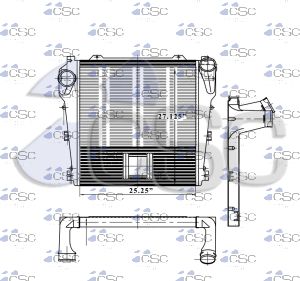 Freightliner Charge Air Cooler 613CA125