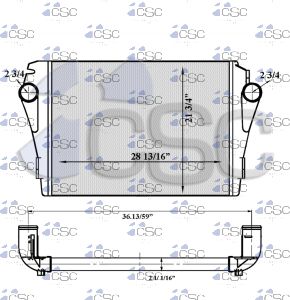 Freightliner Charge Air Cooler 613CA139