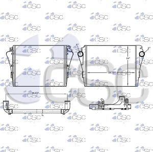 Freightliner Charge Air Cooler 613CA140