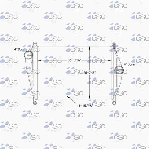 Freightliner Charge Air Cooler 613CA149KIT