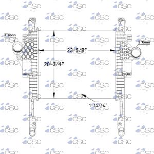 Freightliner Charge Air Cooler 613CA153