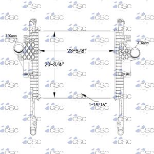 Freightliner Charge Air Cooler 613CA154