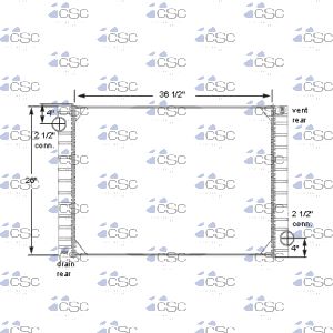 Freightliner Radiator 613RA003