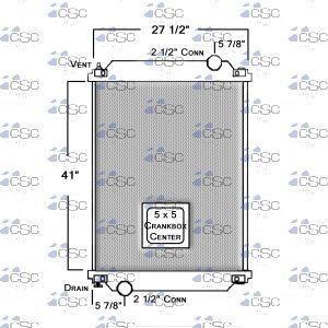Freightliner Radiator 613RA025
