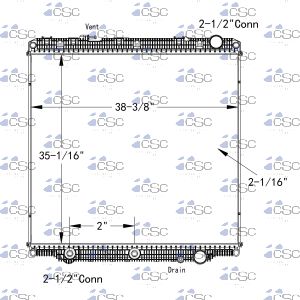 Freightliner Radiator 613RA097ECD