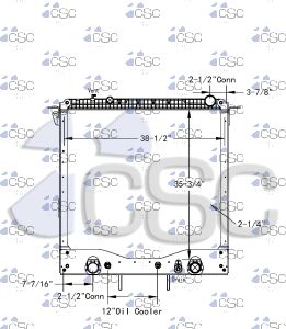 Freightliner Radiator 613RA1320WFA