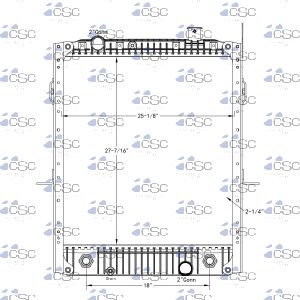 Freightliner Radiator 613RA138WF