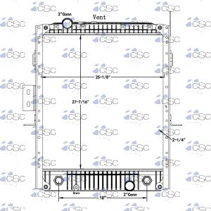 Freightliner Radiator 613RA139WF