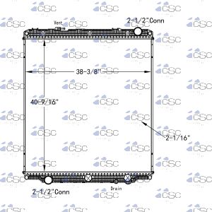 Freightliner Radiator 613RA140ECD