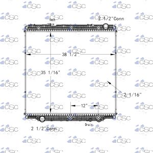 Freightliner Radiator 613RA2546