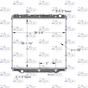 Freightliner Radiator 613RA2546ECD