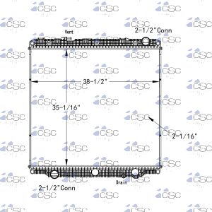 Freightliner Radiator 613RA2546STD