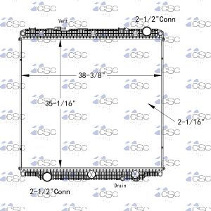 Freightliner Radiator 613RA2546STDECD