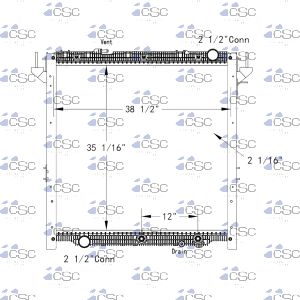 Freightliner Radiator 613RA2546WF