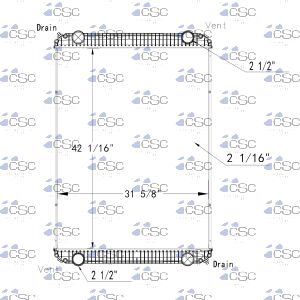 Freightliner Radiator 613RA2593