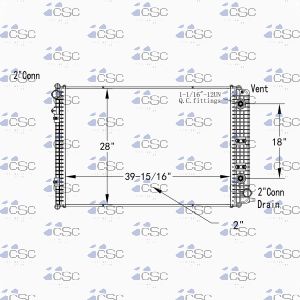 Freightliner Radiator 613RA9668