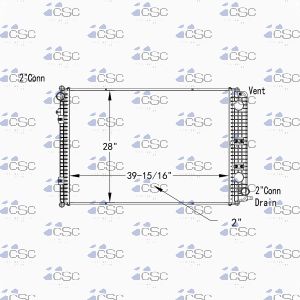 Freightliner Radiator 613RA9668STD