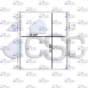 Freightliner AC Condenser 613AC082
