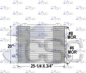Freightliner AC Condenser 613AC127