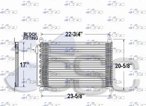 Freightliner AC Condenser 613AC298