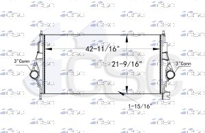 Freightliner Charge Air Cooler 613CA175A