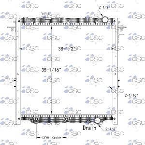 Freightliner Radiator 613RA097WF
