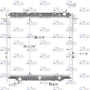 Freightliner Radiator 613RA2546STDECDWFB