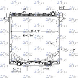 Freightliner Radiator 613RA2546STDWFC