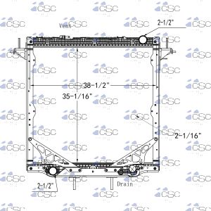 Freightliner Radiator 613RA2546STDWFD