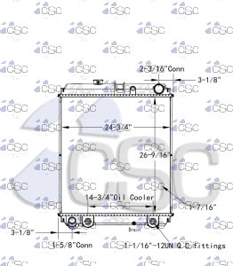 Hino Radiator 614RA0301