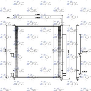 International AC Condenser 615AC002