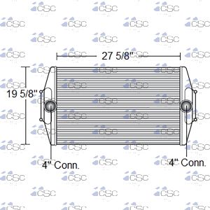 International Charge Air Cooler 615CA130