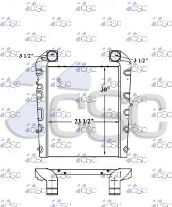 International Charge Air Cooler 615CA131