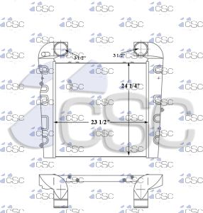 Freightliner Charge Air Cooler 615CA131C