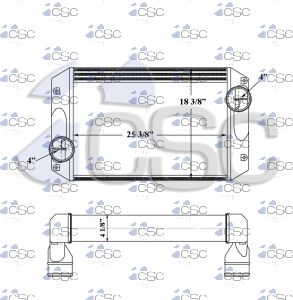 International Charge Air Cooler 615CA420