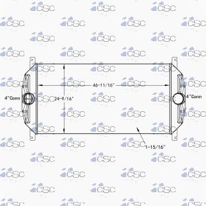 International Navistar Charge Air Cooler 615CA429KIT