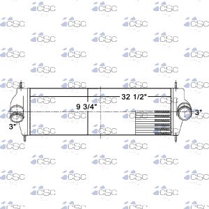 International Charge Air Cooler 615CA436
