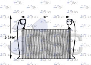 International Charge Air Cooler 615CANV9F / SRMIHC9F