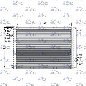 International Radiator 615RA004