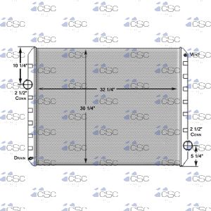 International Radiator 615RA007