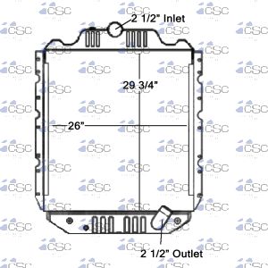 International Radiator 615RA054