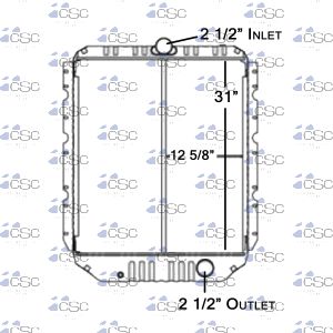 International Radiator 615RA056