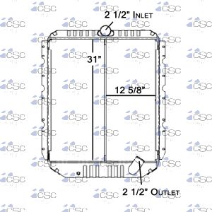 International Radiator 615RA057