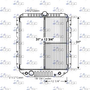 International Radiator 615RA060