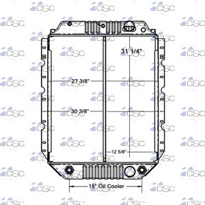 International Radiator 615RA068