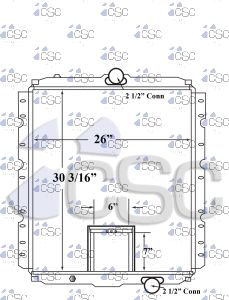 International / Navistar Radiator 615RA095